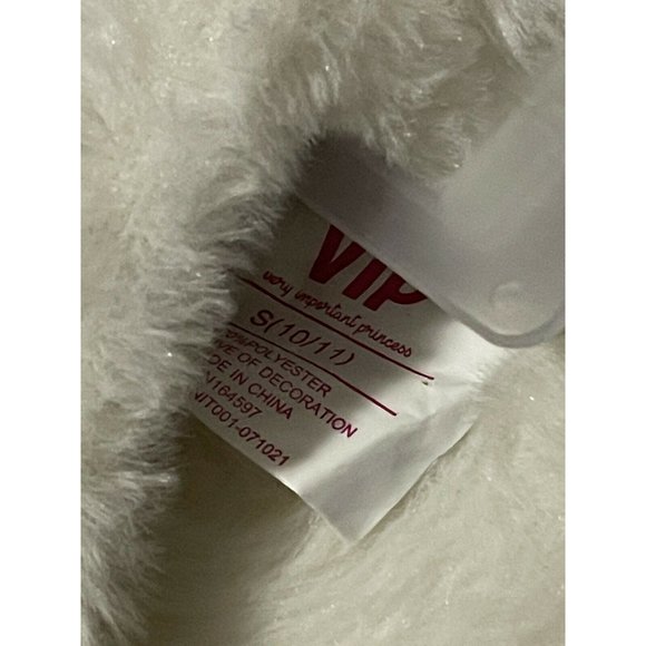 🐶Girl’s Slippers Size S(10-11)VIP Tie Dye Lilac Faux Fur with nail polish - Picture 12 of 12